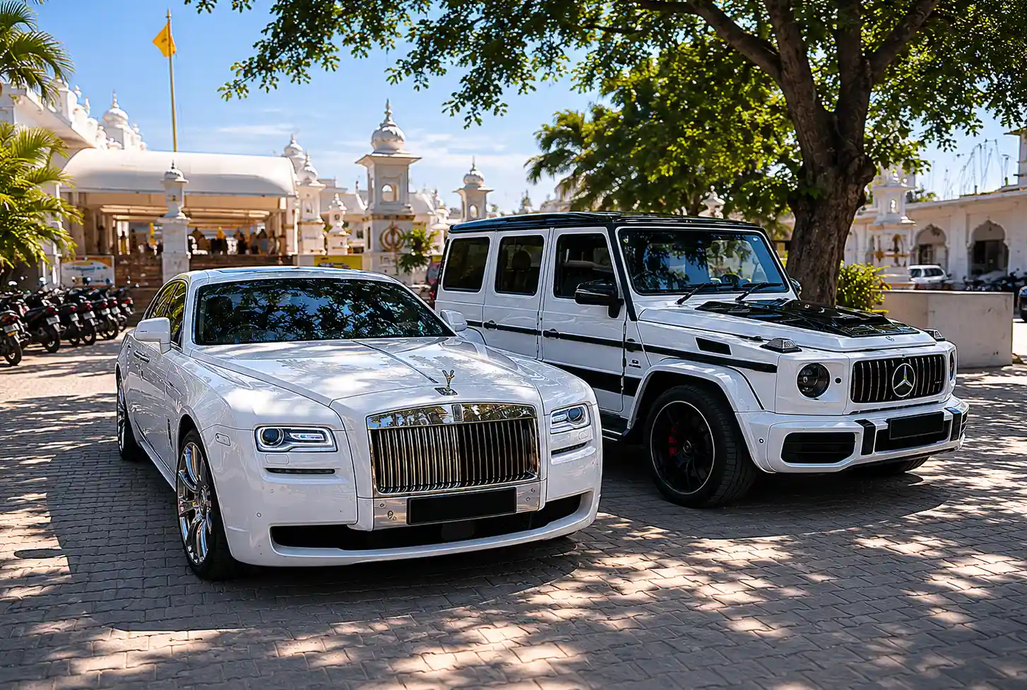 Rolls Royce Phantom luxury wedding car hire in Delhi